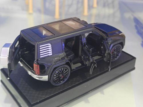 黑色汽车模型定制工厂，微缩车辆模型制作厂家