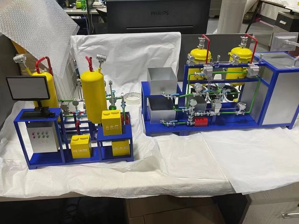 ‌油田采出水处理模型生产厂家,工业模型制作工厂