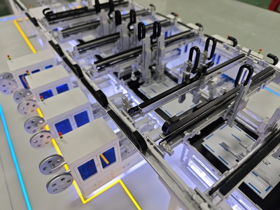 工业产线沙盘模型