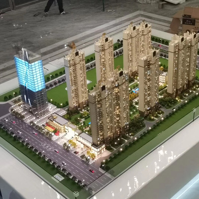 城市建筑规划沙盘模型