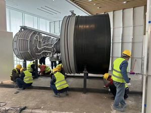 大型发动机模型定制工厂,工业设备模型制作厂家