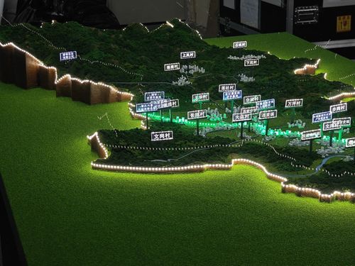 地形地貌沙盘模型制作工厂,微缩模型灯光演示模型制作厂家