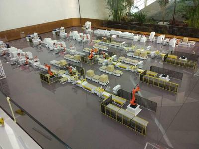 智慧产线沙盘模型