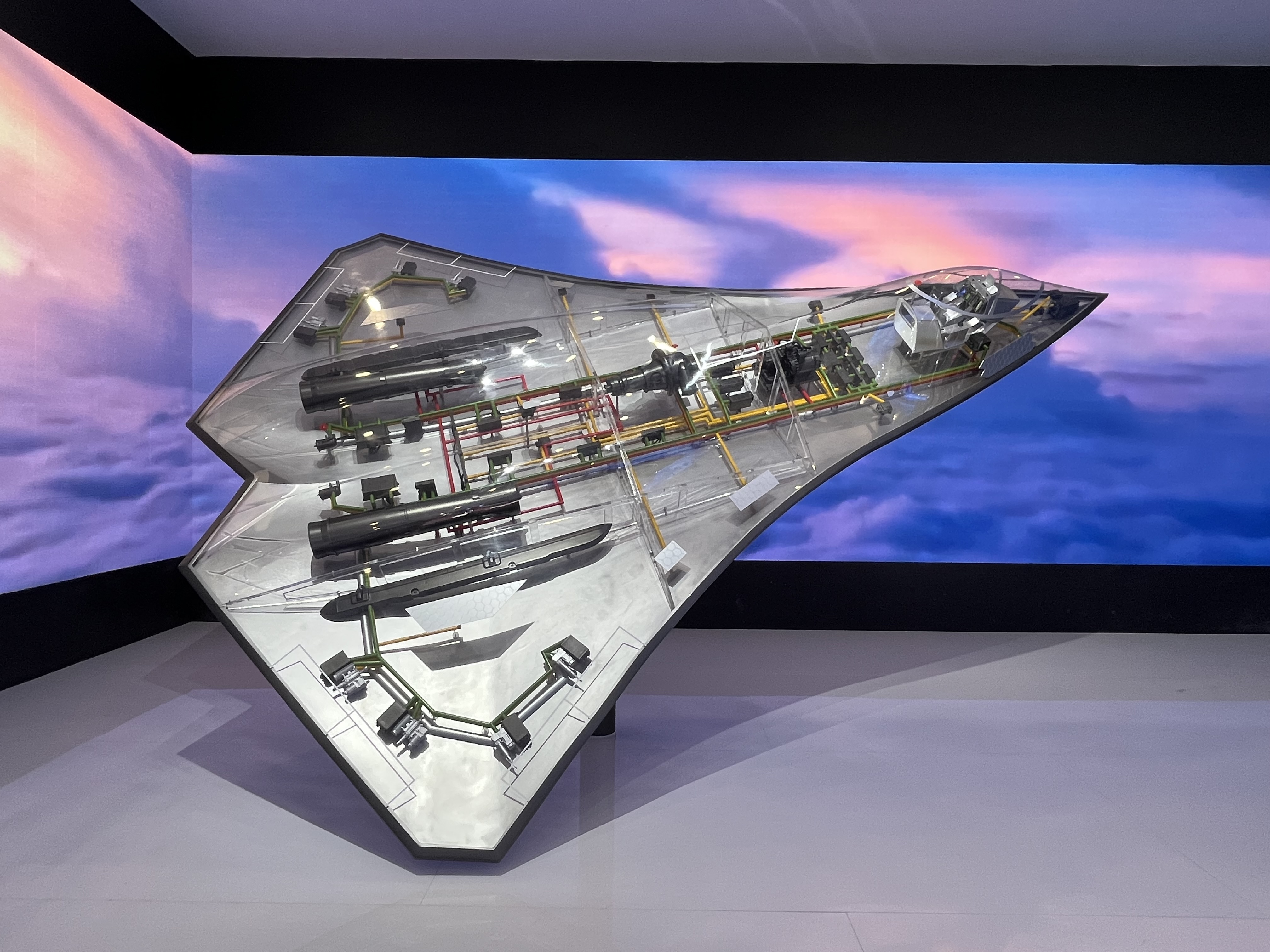 高精度静态展示飞机模型