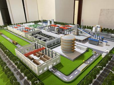 工业工厂沙盘模型