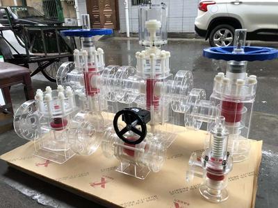 透明机械设备模型