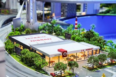 汽车4s店沙盘模型定制工厂,建筑沙盘模型定制厂家