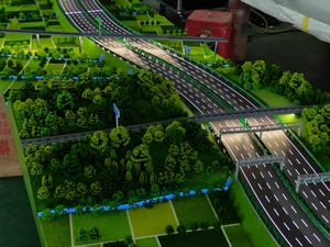 高速公路沙盘模型制作工厂,数字孪生模型生产厂家制作