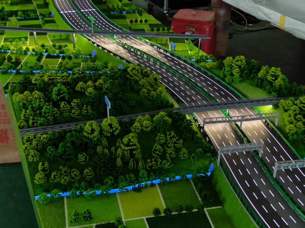 高速公路沙盘模型制作工厂,数字孪生模型生产厂家制作