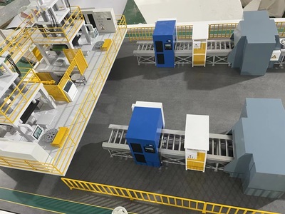 智能产线沙盘模型