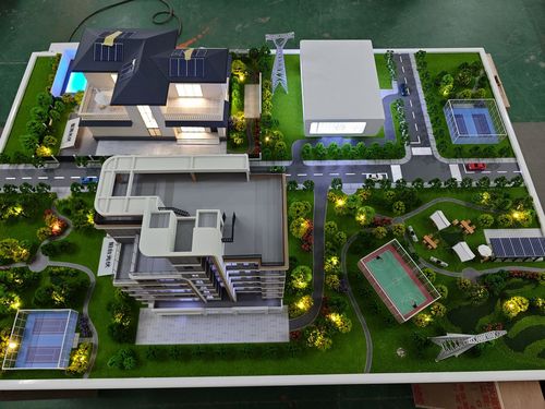 现代化社区建筑模型制作工厂,建筑沙盘模型定制厂家