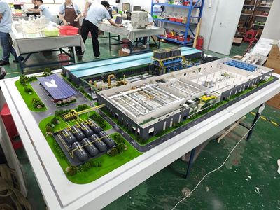 工业厂区沙盘模型制作厂家 化工石油厂模型定制工厂