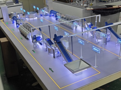 机器人自动化仓储系统演示模型 工业产线模型制作厂家