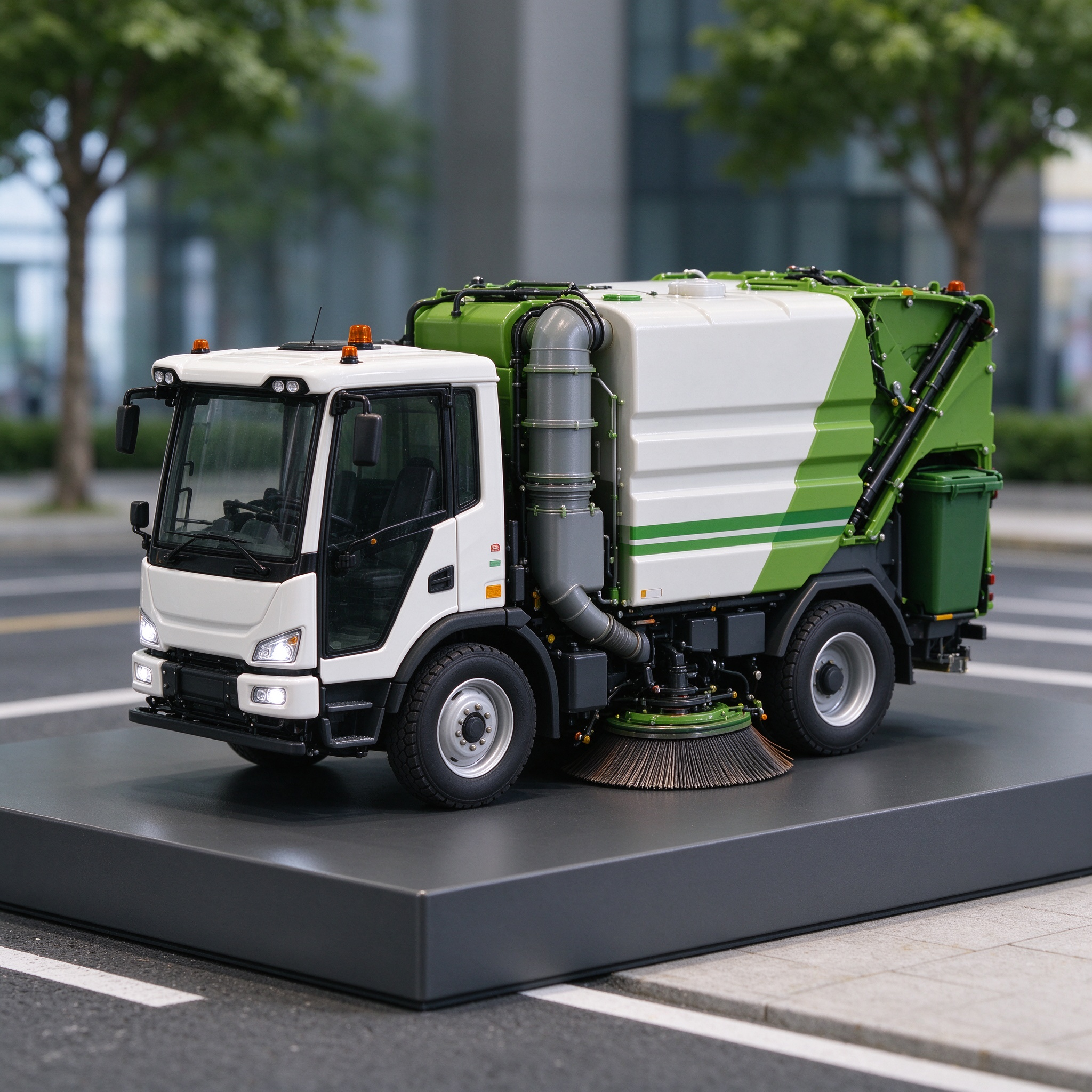 道路清扫车展示模型｜恒辉模型厂家定制