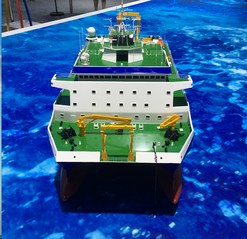 luxury  ship model  with high-Detail Anime Prototypes